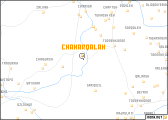 map of Chahār Qal‘ah