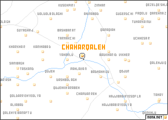 map of Chahār Qal‘eh