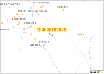 map of Chahārtaghārī