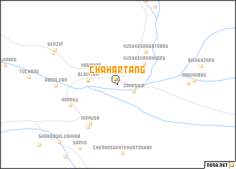 map of Chahār Tang