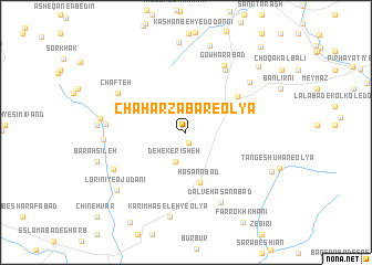 map of Chahār Zabar-e ‘Olyā