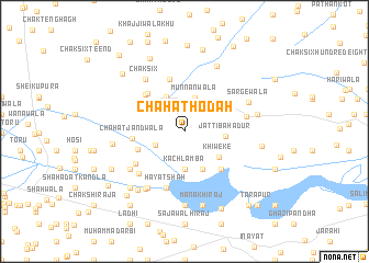 map of Chāhāt Hodah