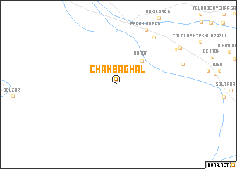 map of Chāh Baghal