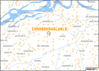 map of Chāh Bahawalwāla