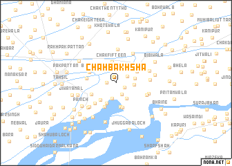 map of Chāh Bakhsha