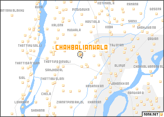 map of Chāh Bāliānwāla