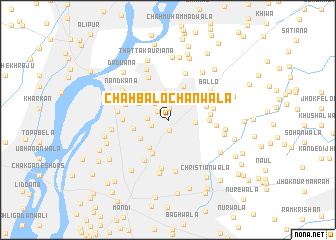 map of Chāh Balochānwāla