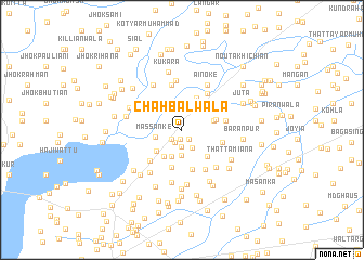 map of Chāh Bālwāla