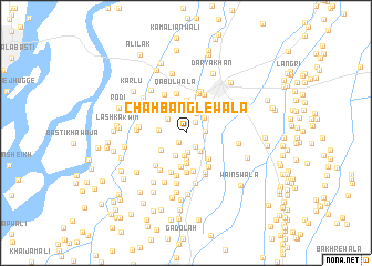 map of Chāh Banglewāla