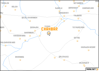 map of Chāh Bār