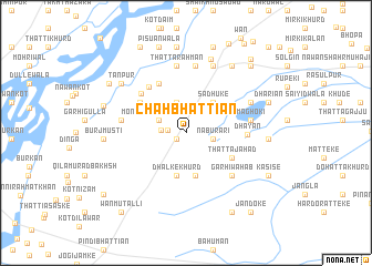 map of Chāh Bhattiān