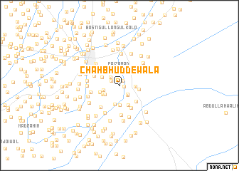 map of Chāh Bhuddewāla