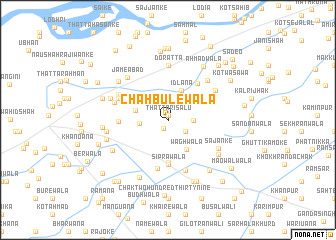 map of Chāh Bulewāla