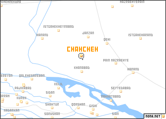 map of Chāhcheh