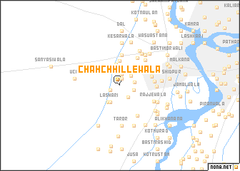 map of Chāh Chhillewāla