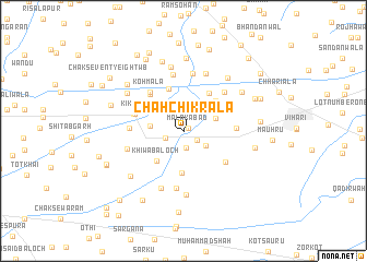 map of Chah Chikrāla