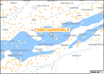 map of Chāh Chūharwāla