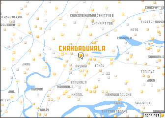 map of Chāh Dādūwāla