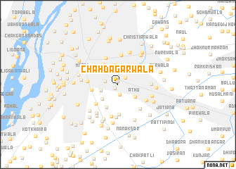 map of Chāh Dagarwāla