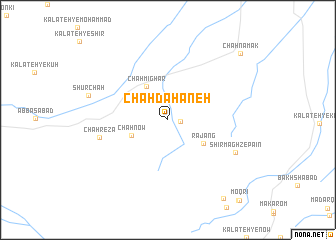 map of Chāh Dahaneh