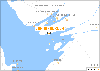 map of Chāhdaq-e Reẕā