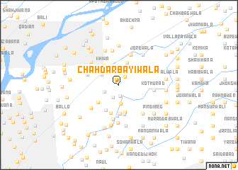 map of Chāh Darbayiwāla