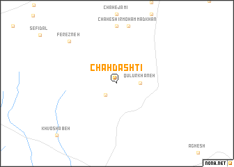 map of Chāh Dashtī