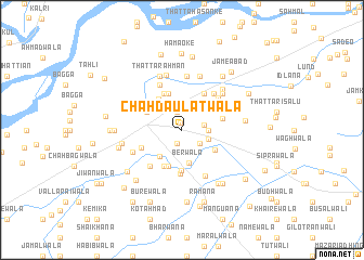 map of Chāh Daulatwāla