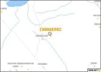 map of Chah Derāz