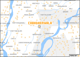 map of Chāh Dheriwāla