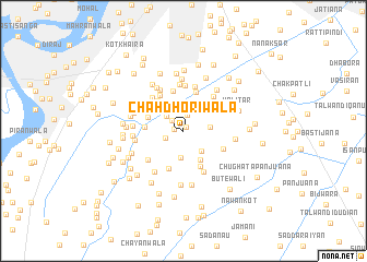 map of Chāh Dhoriwāla