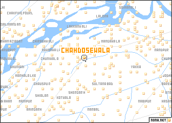 map of Chāh Dosewāla