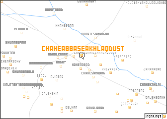 map of Chāh-e ‘Abbās-e Akhlāq Dūst