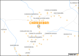 map of Chāh-e Akbarī