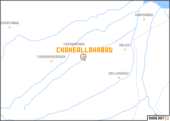 map of Chāh-e Allāhābād