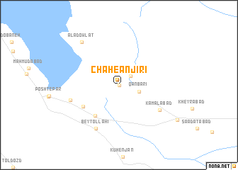 map of Chāh-e Anjīrī