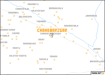 map of Chāh-e Barzgar