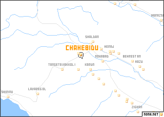 map of Chāh-e Bīdū