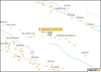 map of Chāh-e Darān