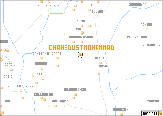 map of Chāh-e Dūst Moḩammad