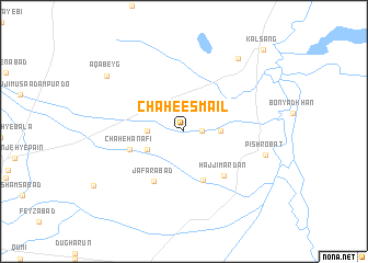 map of Chāh-e Esmā‘īl