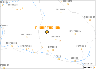 map of Chāh-e Farhād