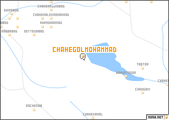 map of Chāh-e Gol Moḩammad