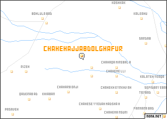 map of Chāh-e Ḩājj ‘Abd ol Ghafūr