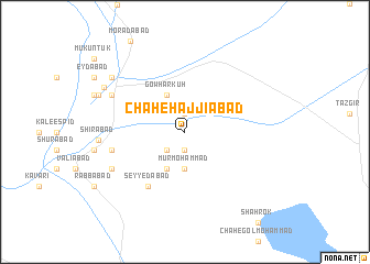 map of Chāh-e Ḩājjīābād