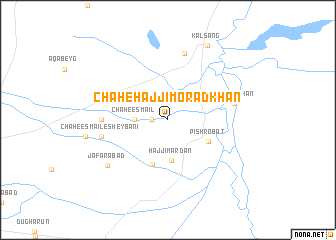 map of Chāh-e Ḩājjī Morād Khān