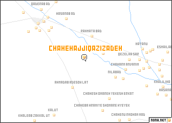 map of Chāh-e Ḩājjī Qāẕī Zādeh