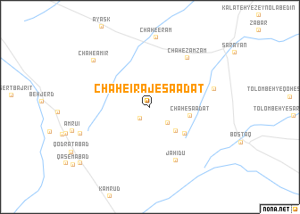 map of Chāh-e Īraj-e Sa‘ādat