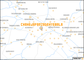 map of Chāh-e Ja‘farzādeh-ye Bālā