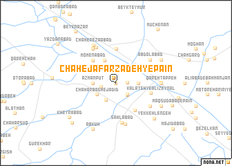 map of Chāh-e Ja‘farzādeh-ye Pā\